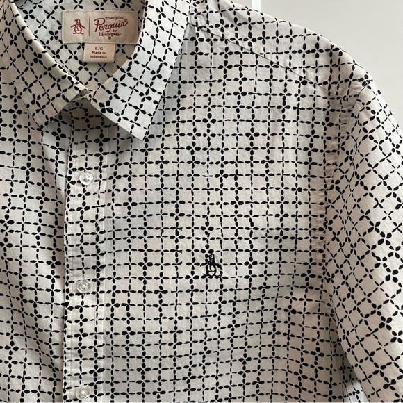 Original Penguin patterned button-up - Picture 2 of 3
